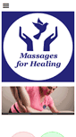 Mobile Screenshot of massagesforhealing.com